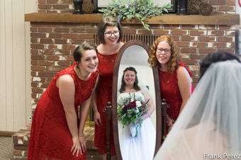 Bridesmaids Admire Bridesmaids Admire
