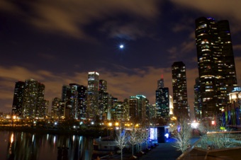 Chicago Skyline from Navy Pier Chicago Skyline from Navy Pier